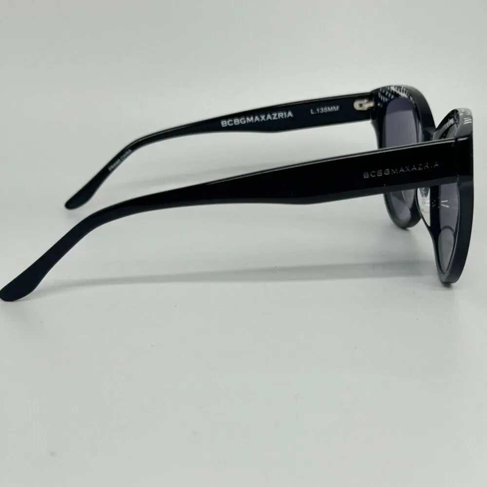 BCBGMAXAZRIA Embrace Black Combo Sunglasses Frame 53-18-130mm‎ H13537